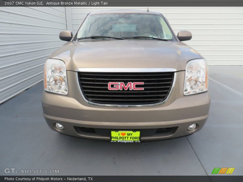 Antique Bronze Metallic / Light Tan 2007 GMC Yukon SLE