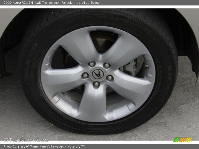 Palladium Metallic / Ebony 2009 Acura RDX SH-AWD Technology