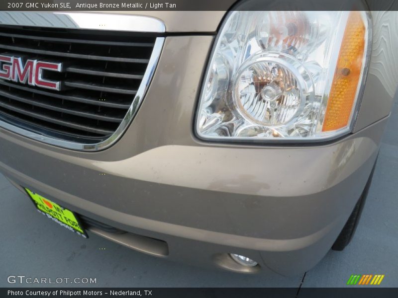 Antique Bronze Metallic / Light Tan 2007 GMC Yukon SLE