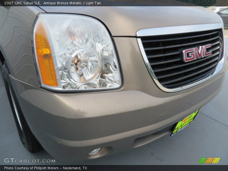 Antique Bronze Metallic / Light Tan 2007 GMC Yukon SLE