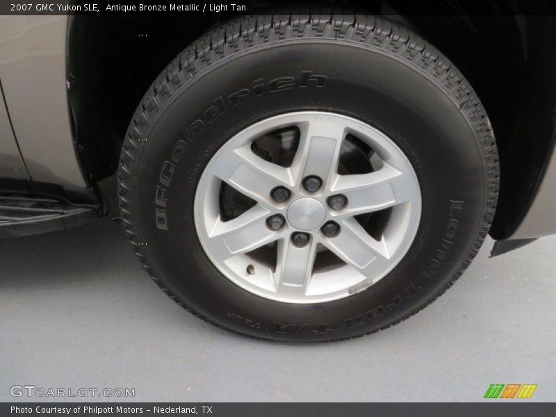 Antique Bronze Metallic / Light Tan 2007 GMC Yukon SLE