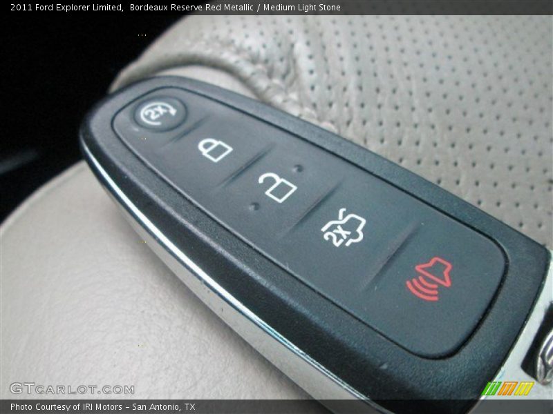 Bordeaux Reserve Red Metallic / Medium Light Stone 2011 Ford Explorer Limited