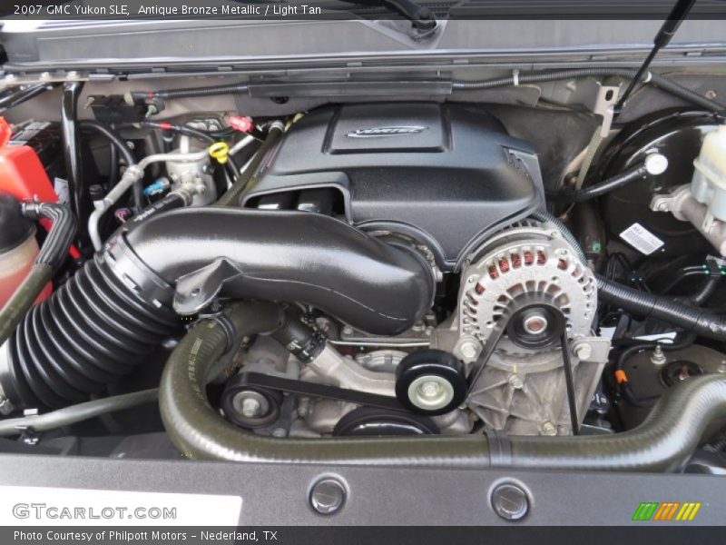Antique Bronze Metallic / Light Tan 2007 GMC Yukon SLE