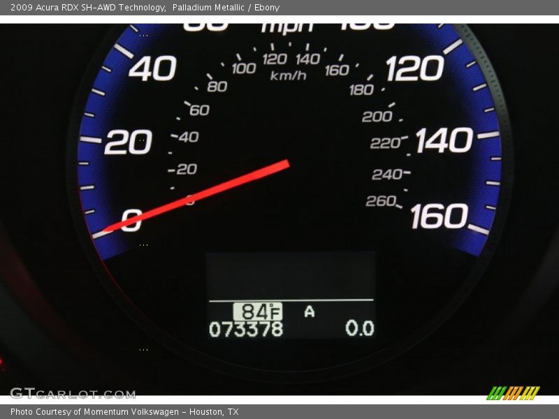 Palladium Metallic / Ebony 2009 Acura RDX SH-AWD Technology