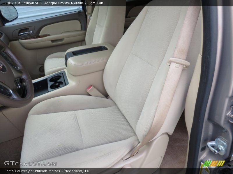 Antique Bronze Metallic / Light Tan 2007 GMC Yukon SLE