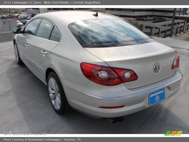 White Gold Metallic / Cornsilk Beige/Black 2011 Volkswagen CC Sport