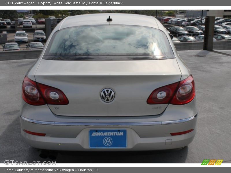 White Gold Metallic / Cornsilk Beige/Black 2011 Volkswagen CC Sport