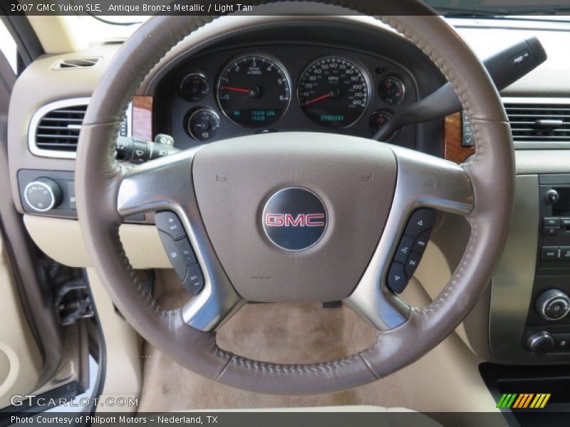 Antique Bronze Metallic / Light Tan 2007 GMC Yukon SLE