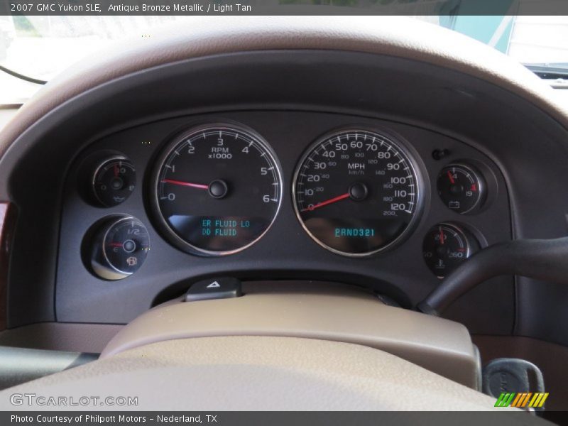 Antique Bronze Metallic / Light Tan 2007 GMC Yukon SLE