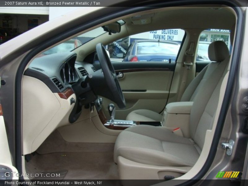 Bronzed Pewter Metallic / Tan 2007 Saturn Aura XE
