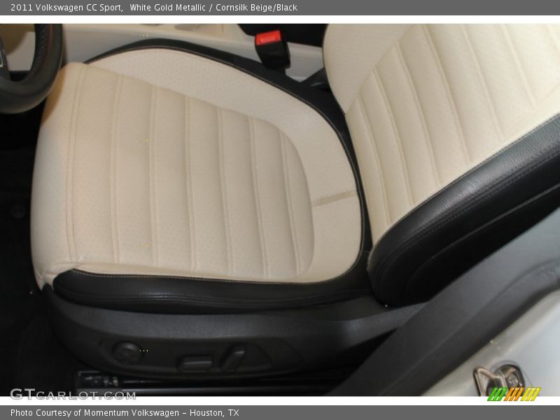 White Gold Metallic / Cornsilk Beige/Black 2011 Volkswagen CC Sport