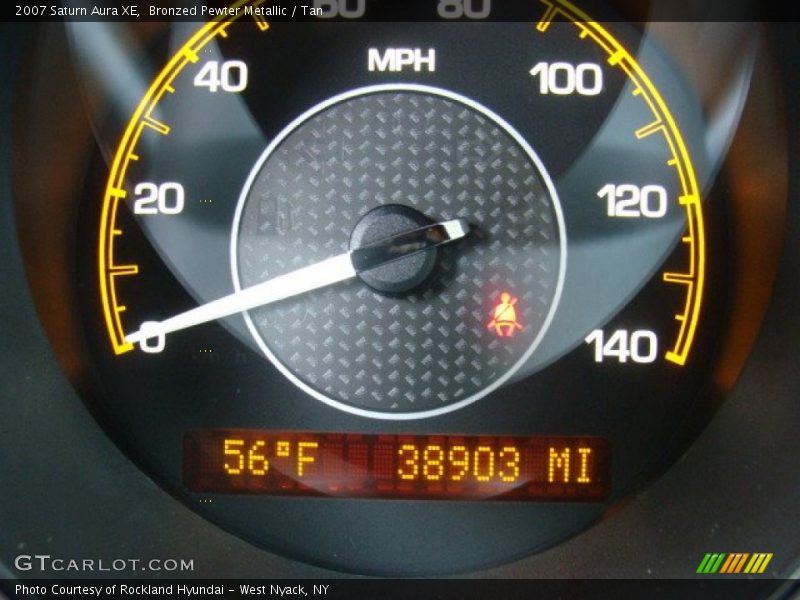 Bronzed Pewter Metallic / Tan 2007 Saturn Aura XE