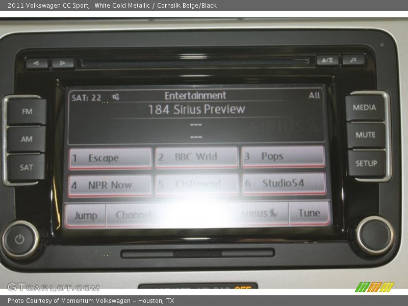 White Gold Metallic / Cornsilk Beige/Black 2011 Volkswagen CC Sport