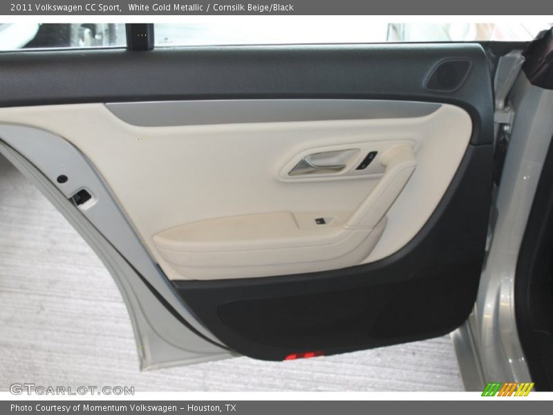 White Gold Metallic / Cornsilk Beige/Black 2011 Volkswagen CC Sport
