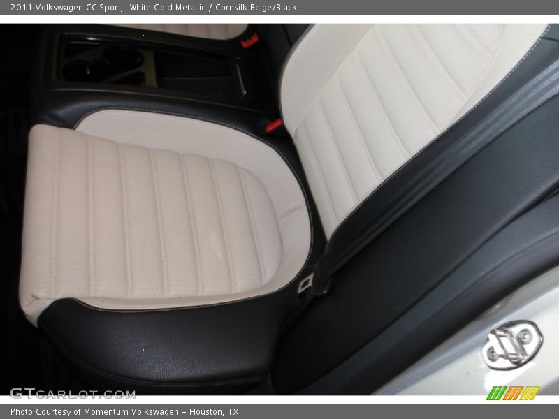 White Gold Metallic / Cornsilk Beige/Black 2011 Volkswagen CC Sport