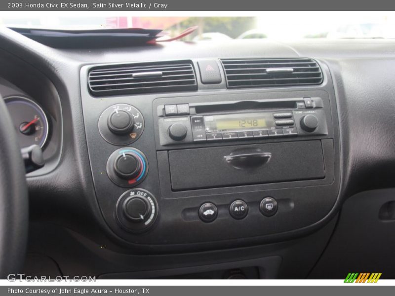 Satin Silver Metallic / Gray 2003 Honda Civic EX Sedan