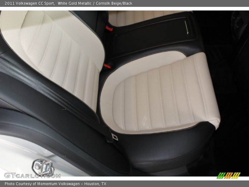 White Gold Metallic / Cornsilk Beige/Black 2011 Volkswagen CC Sport