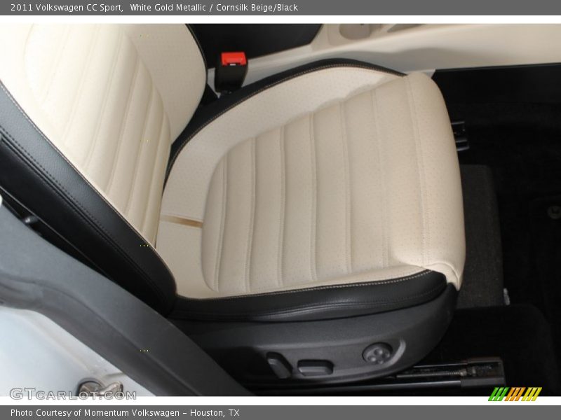White Gold Metallic / Cornsilk Beige/Black 2011 Volkswagen CC Sport