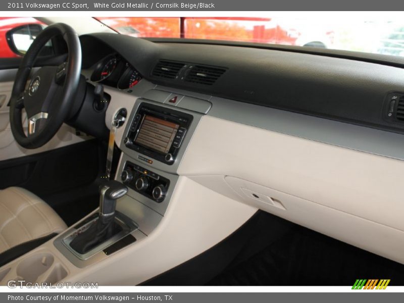 White Gold Metallic / Cornsilk Beige/Black 2011 Volkswagen CC Sport
