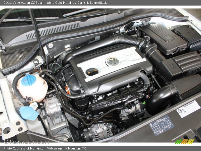 White Gold Metallic / Cornsilk Beige/Black 2011 Volkswagen CC Sport
