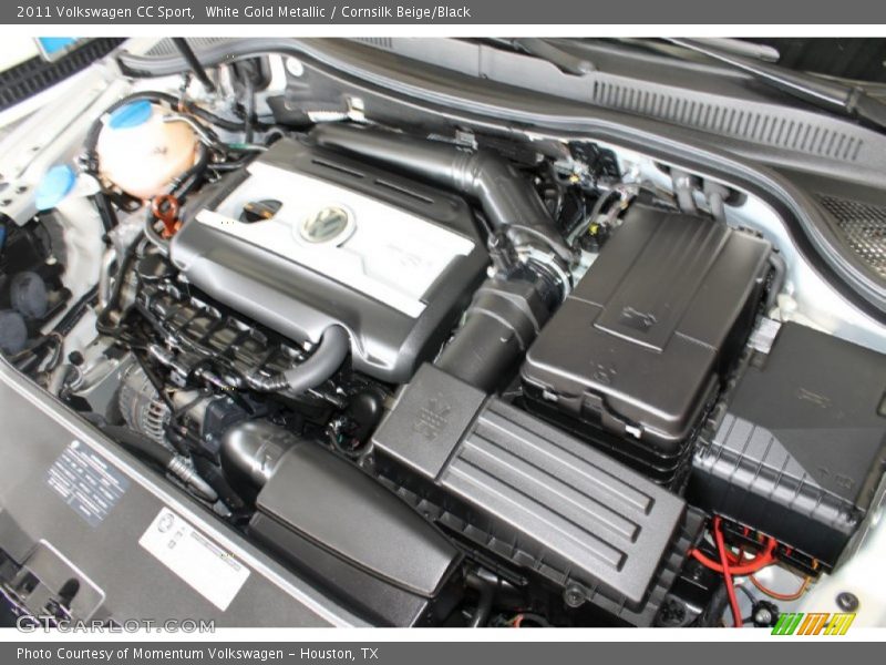 White Gold Metallic / Cornsilk Beige/Black 2011 Volkswagen CC Sport
