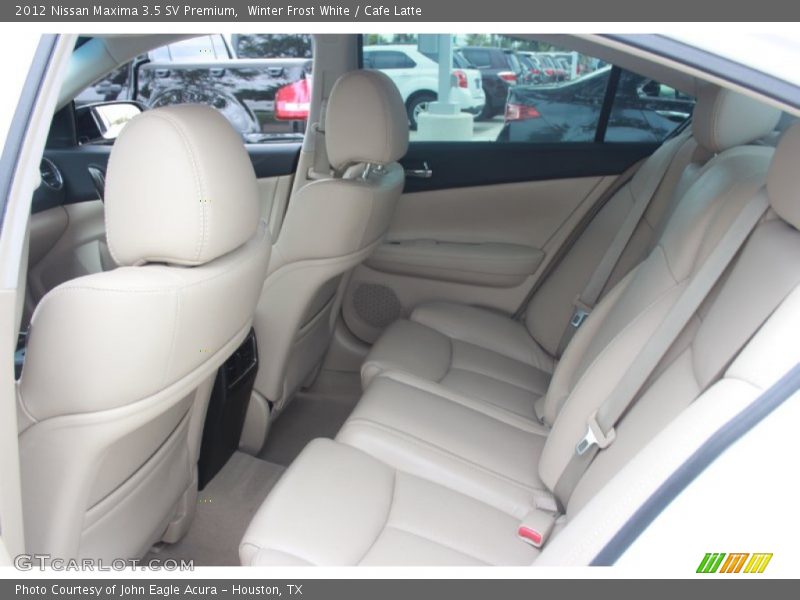 Winter Frost White / Cafe Latte 2012 Nissan Maxima 3.5 SV Premium
