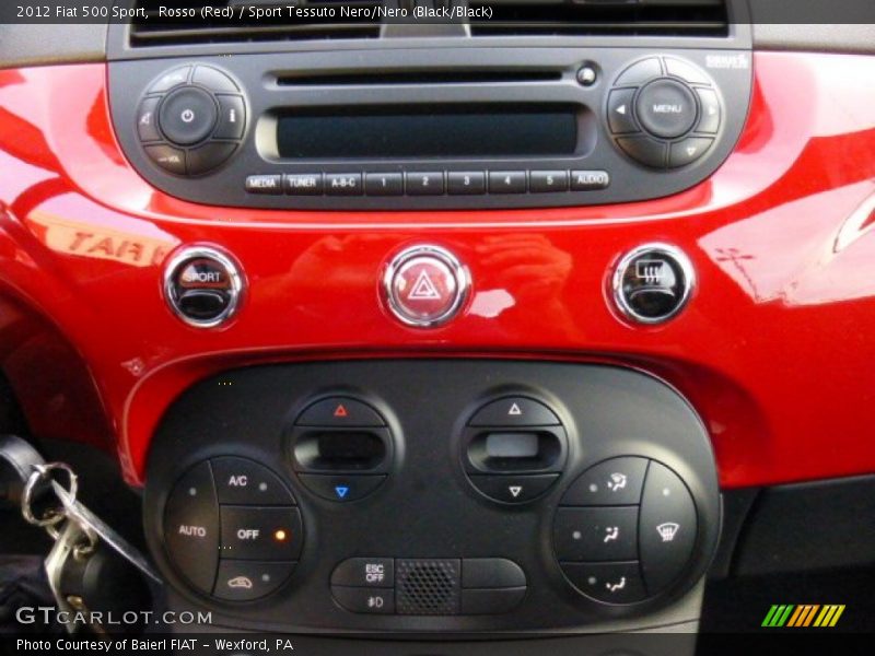 Controls of 2012 500 Sport