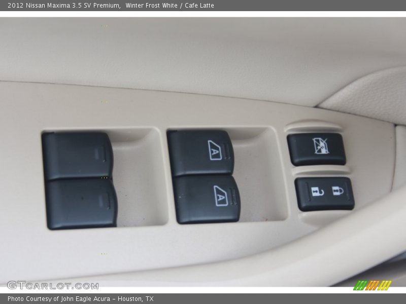 Winter Frost White / Cafe Latte 2012 Nissan Maxima 3.5 SV Premium