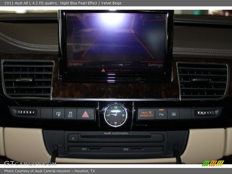 Night Blue Pearl Effect / Velvet Beige 2011 Audi A8 L 4.2 FSI quattro