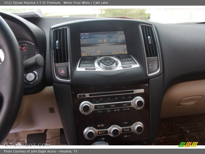 Winter Frost White / Cafe Latte 2012 Nissan Maxima 3.5 SV Premium