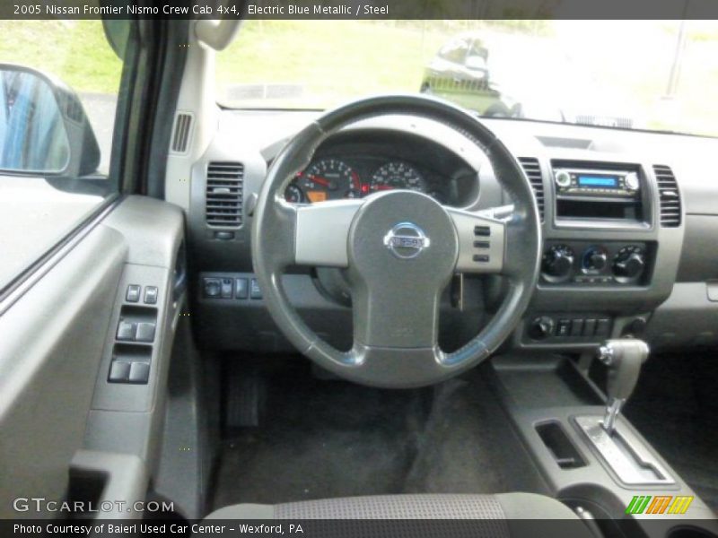 Electric Blue Metallic / Steel 2005 Nissan Frontier Nismo Crew Cab 4x4