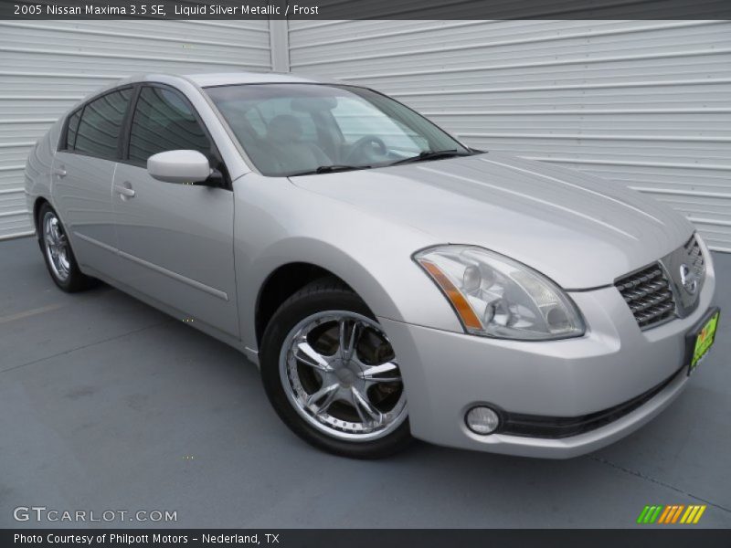 Liquid Silver Metallic / Frost 2005 Nissan Maxima 3.5 SE