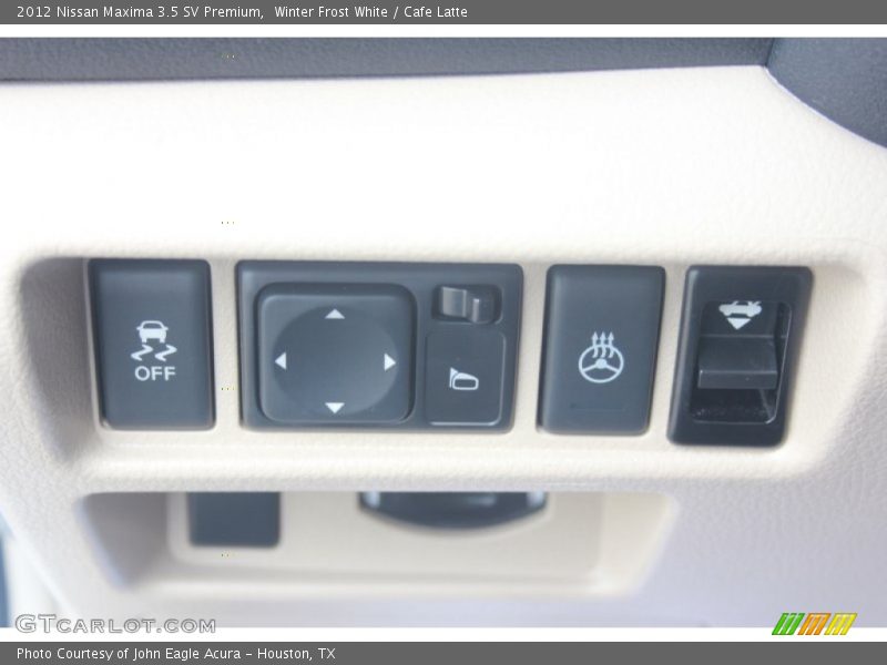 Winter Frost White / Cafe Latte 2012 Nissan Maxima 3.5 SV Premium