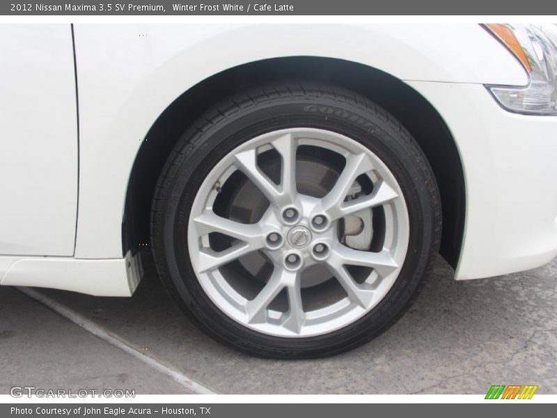 Winter Frost White / Cafe Latte 2012 Nissan Maxima 3.5 SV Premium