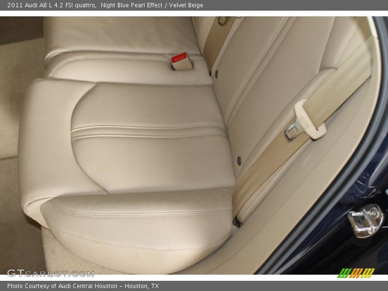Night Blue Pearl Effect / Velvet Beige 2011 Audi A8 L 4.2 FSI quattro