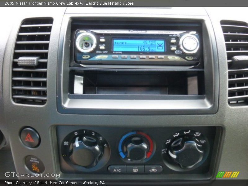 Electric Blue Metallic / Steel 2005 Nissan Frontier Nismo Crew Cab 4x4