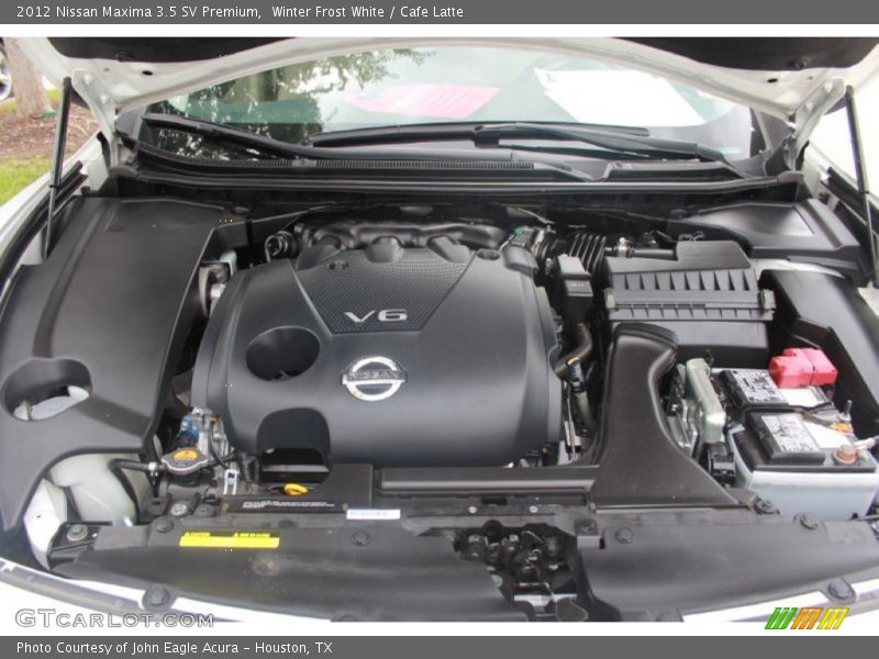 Winter Frost White / Cafe Latte 2012 Nissan Maxima 3.5 SV Premium