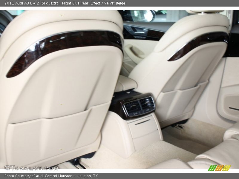 Night Blue Pearl Effect / Velvet Beige 2011 Audi A8 L 4.2 FSI quattro