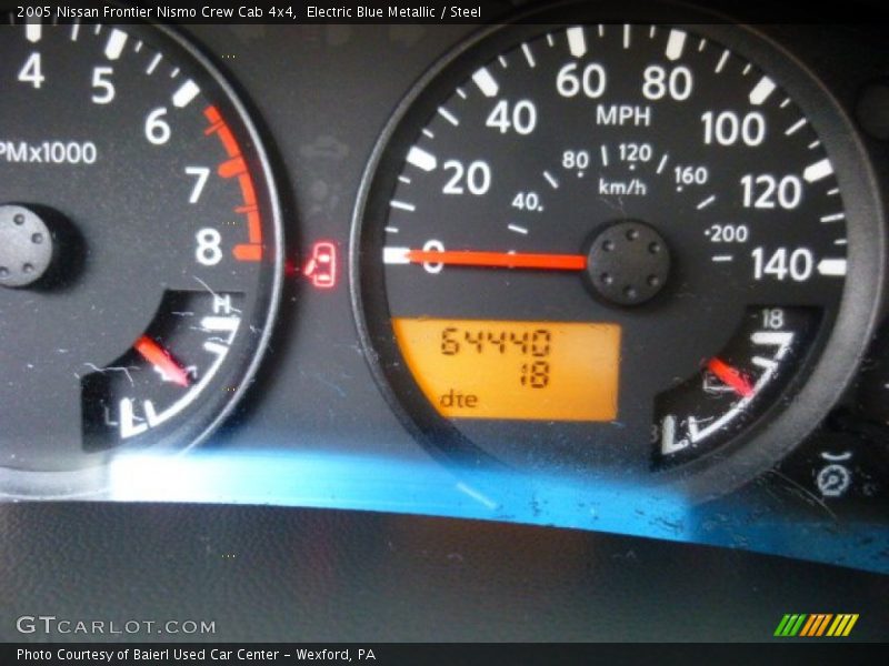 Electric Blue Metallic / Steel 2005 Nissan Frontier Nismo Crew Cab 4x4