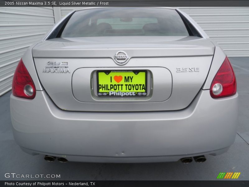 Liquid Silver Metallic / Frost 2005 Nissan Maxima 3.5 SE