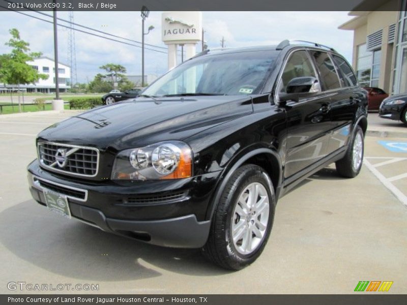Black / Beige 2011 Volvo XC90 3.2