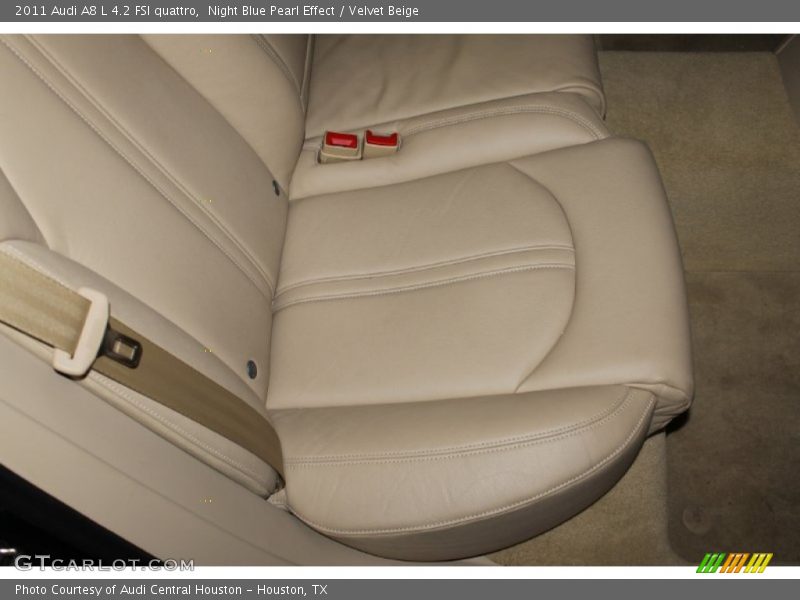 Night Blue Pearl Effect / Velvet Beige 2011 Audi A8 L 4.2 FSI quattro