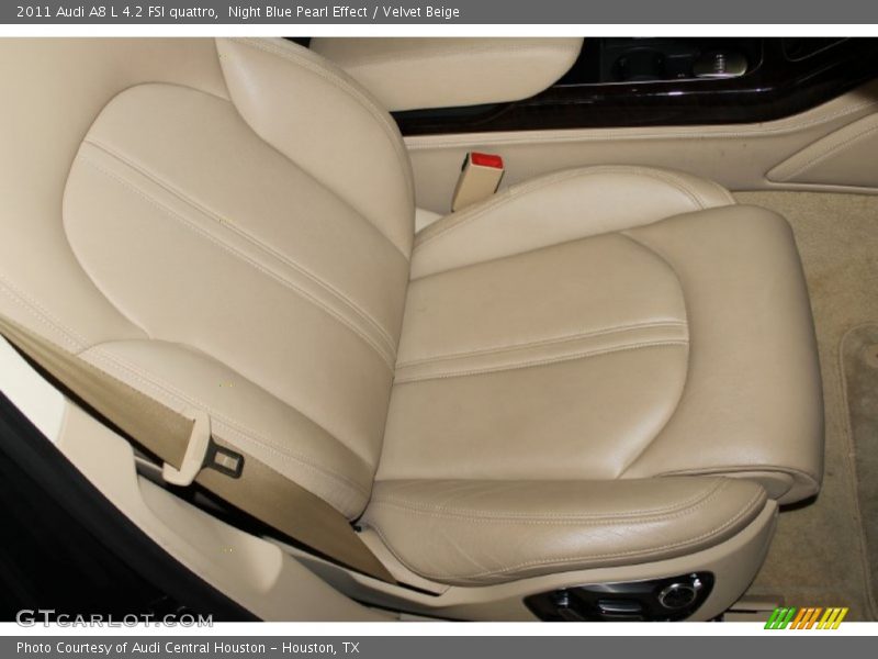 Night Blue Pearl Effect / Velvet Beige 2011 Audi A8 L 4.2 FSI quattro