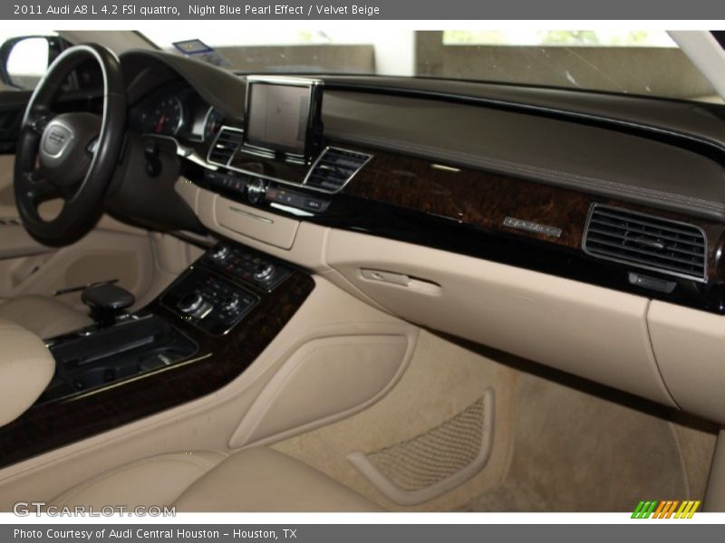 Night Blue Pearl Effect / Velvet Beige 2011 Audi A8 L 4.2 FSI quattro