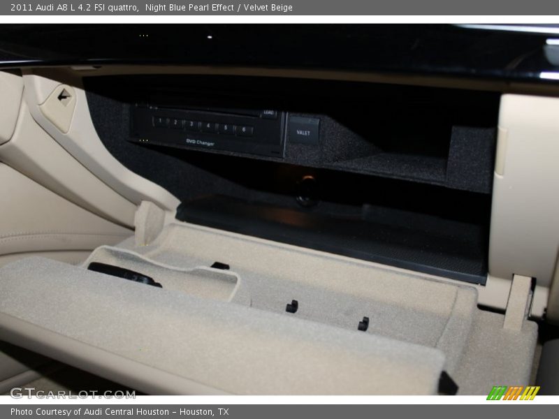 Night Blue Pearl Effect / Velvet Beige 2011 Audi A8 L 4.2 FSI quattro