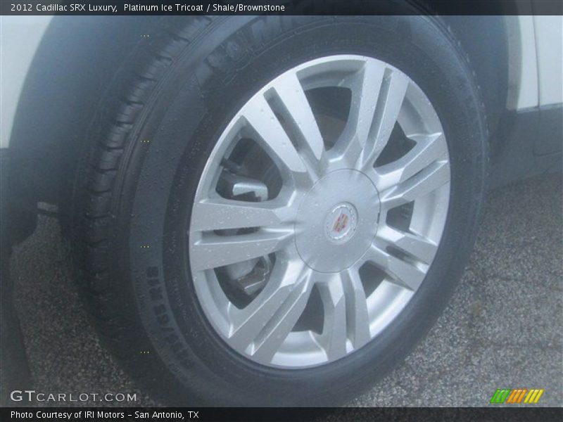 Platinum Ice Tricoat / Shale/Brownstone 2012 Cadillac SRX Luxury