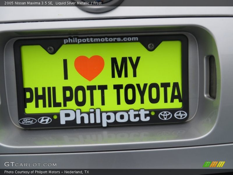 Liquid Silver Metallic / Frost 2005 Nissan Maxima 3.5 SE