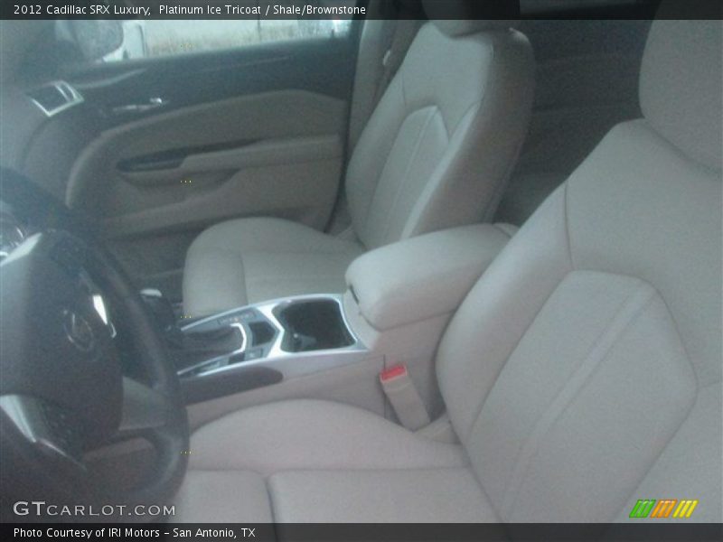 Platinum Ice Tricoat / Shale/Brownstone 2012 Cadillac SRX Luxury