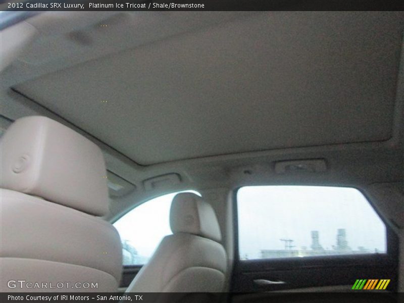 Platinum Ice Tricoat / Shale/Brownstone 2012 Cadillac SRX Luxury