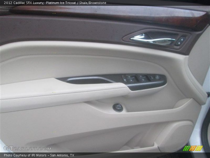Platinum Ice Tricoat / Shale/Brownstone 2012 Cadillac SRX Luxury